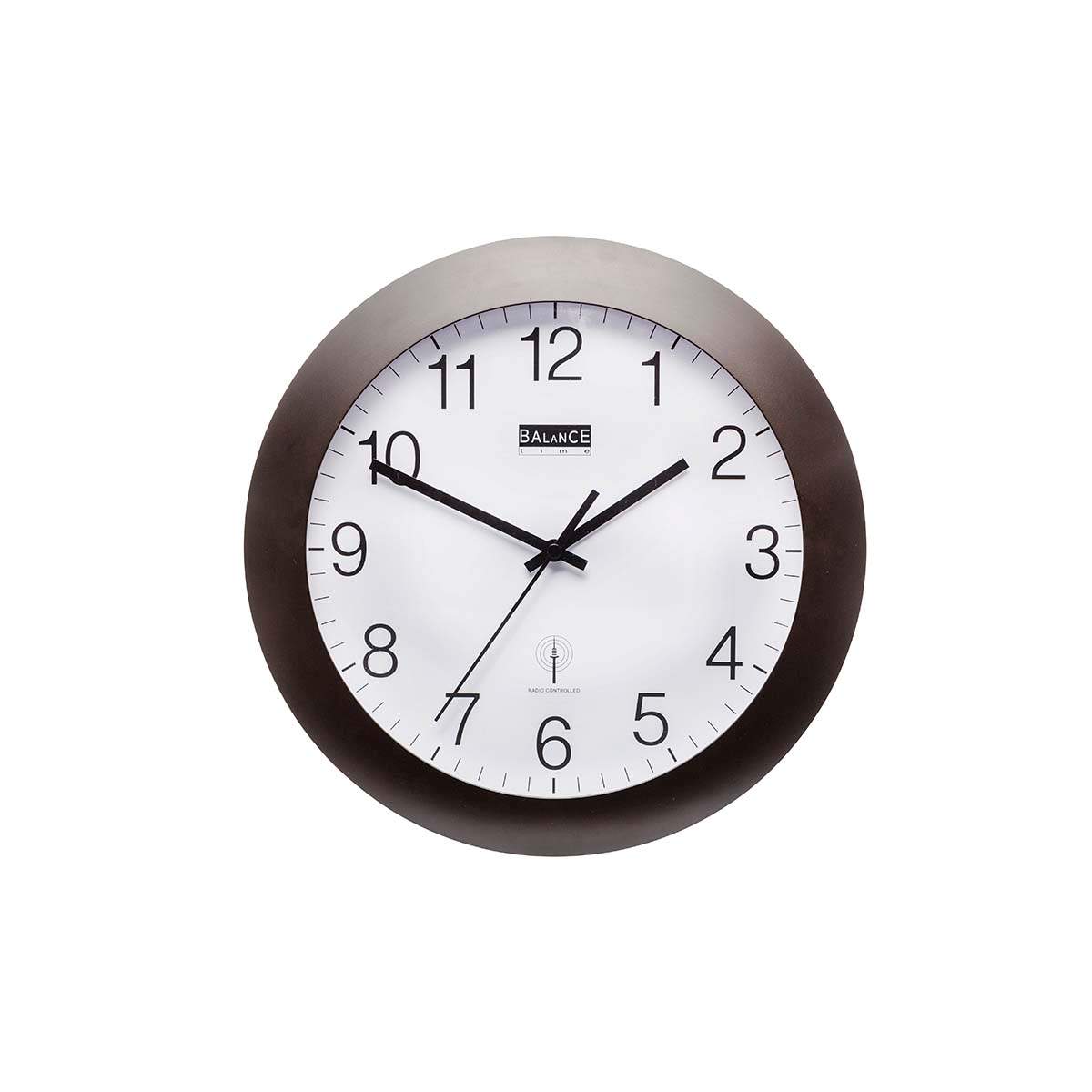 Radiokontrollerad Väggklocka 30 cm Analog Vit/Svart | Hem & Hobby - Hem & Hushåll - Inredning & Dekoration - Bords- & Väggdekoration - Väggklockor | Pryloteket