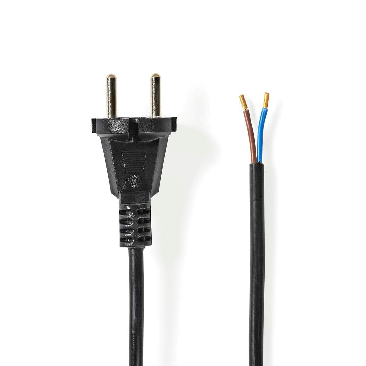 Nedis - Støvsuger Strømkabel | 7.00 m | Euro / Type-C (CEE 7/17) | 250 V AC | 16 A | Sort | PVC - CEGL11940BK70