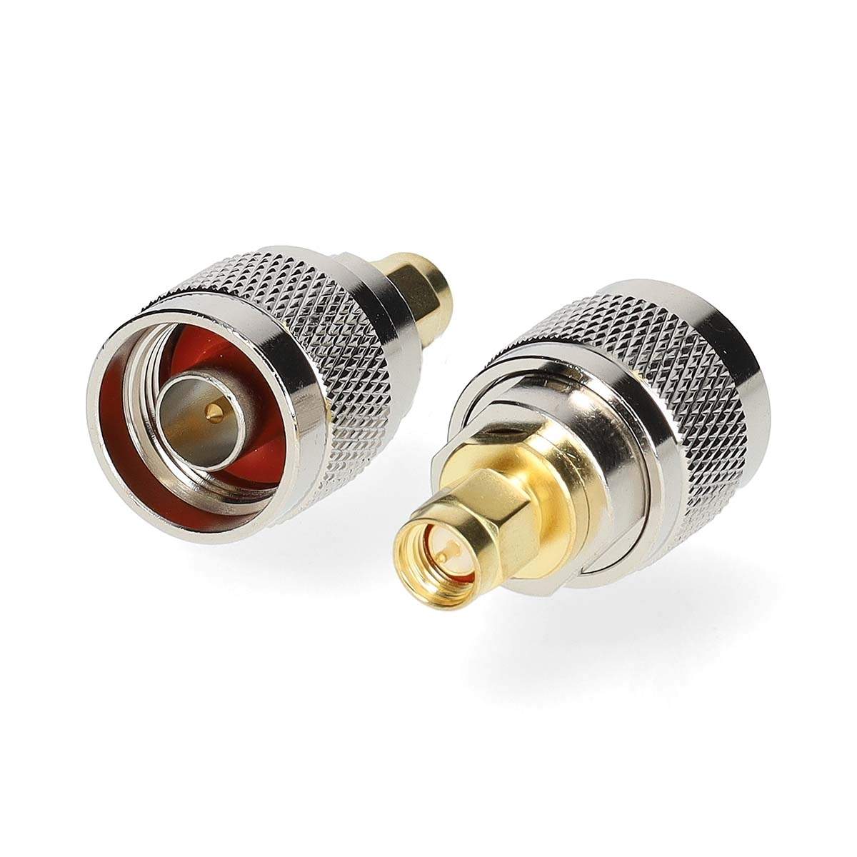 SMA Adapter SMA Hane N Hane Guldplaterad 50 Ohm Rak Koppar Guld / Silver 2 st. Låda | Hem & Hobby | Pryloteket