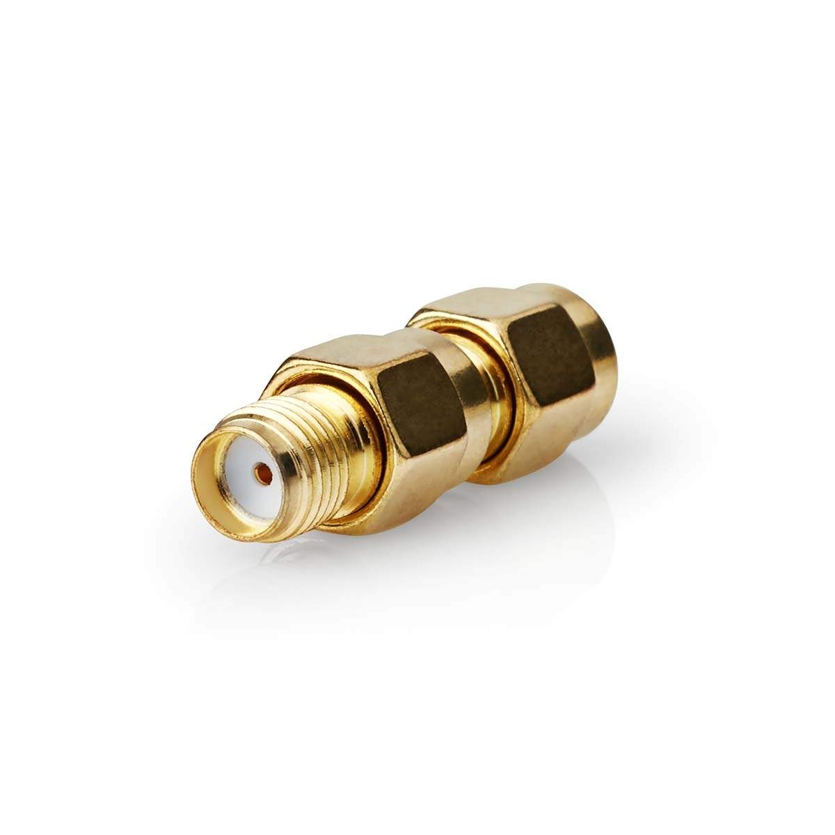 SMA Adapter SMA Hane Reverse Polarity SMA Hona Guldplaterad 50 Ohm Rak Koppar Guld 2 st. Låda | Hem & Hobby | Pryloteket