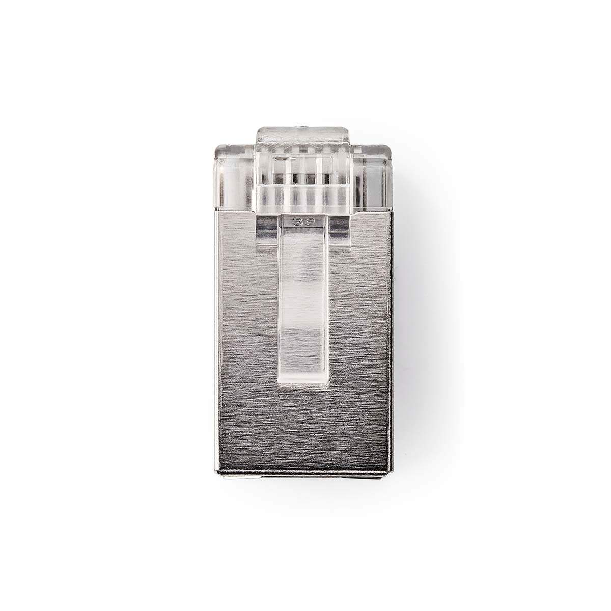 Nedis RJ45-stik | Han | Stranded STP CAT6 | Lige | Guldplateret | 10 stk. | Polycarbonate | Gennemsigtig | Box
