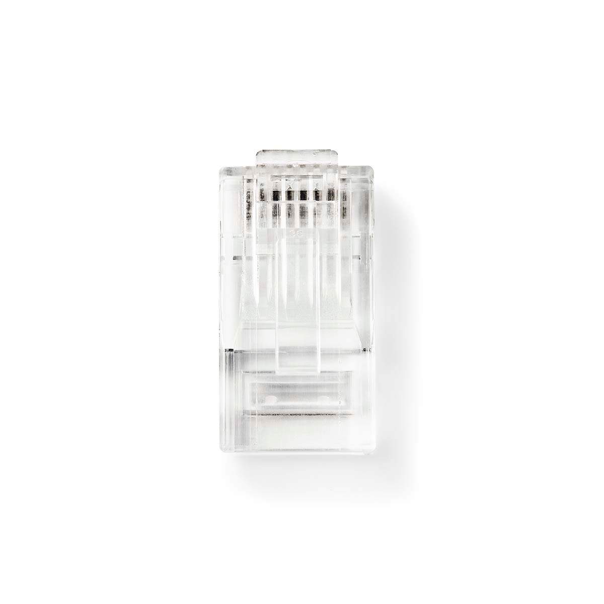RJ45-kontakt Hane Strandad UTP CAT5 Rak Guldplaterad 10 st. PVC Transparent Låda | Elektronik - Kablar & Adaptrar - Kablar | Pryloteket