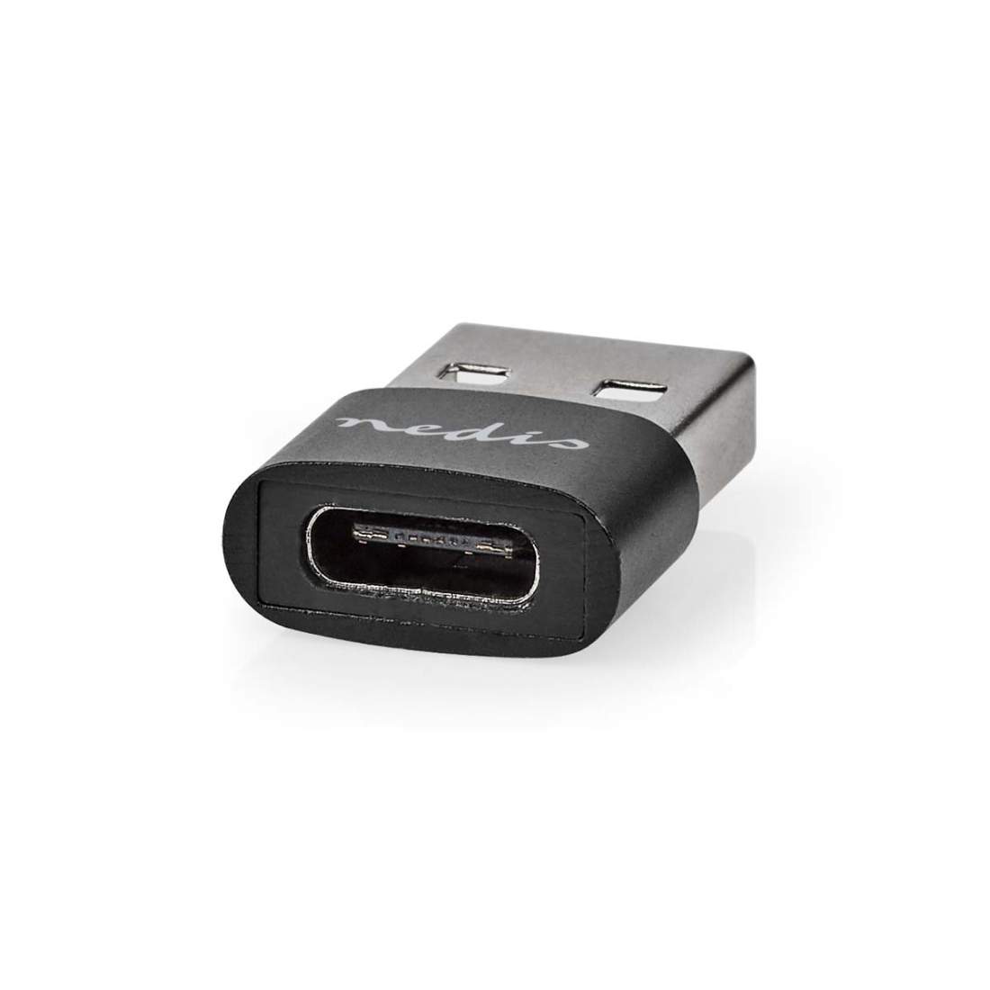 USB-A Adapter USB 2.0 USB-A Hane USB-C™ Hona 480 Mbps Rund Nickelplaterad Svart Låda | Elektronik - Kablar & Adaptrar - Adaptrar & Signalomvandlare - USB | Pryloteket