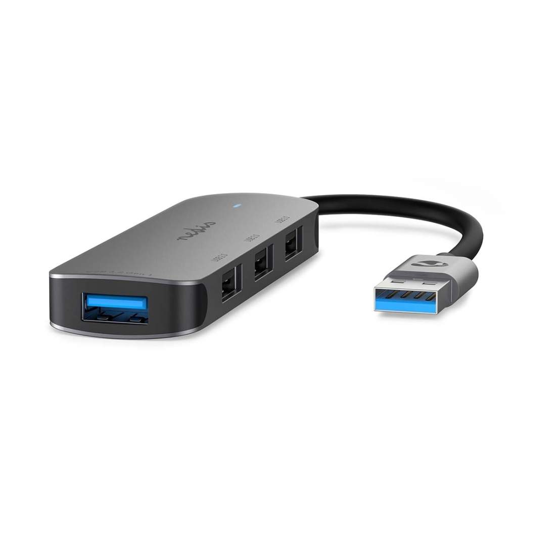 USB-hubb USB A-Hane 4x USB A Female 4-Port port(s) USB 2.0 / USB 3.2 Gen 1 USB ström | Elektronik - Kablar & Adaptrar - Adaptrar & Signalomvandlare - USB | Pryloteket