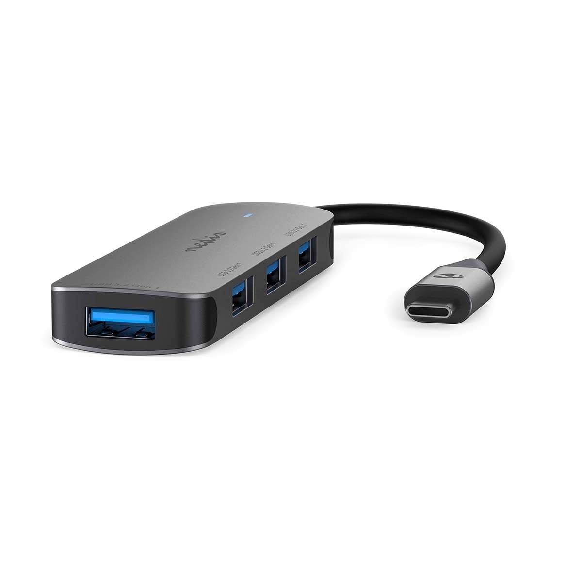 USB-hub | 1x USB-C™ | 4x USB A Female | 4-Port port(s) | USB 3.2 Gen 1 | USB Drevet | 5 Gbps