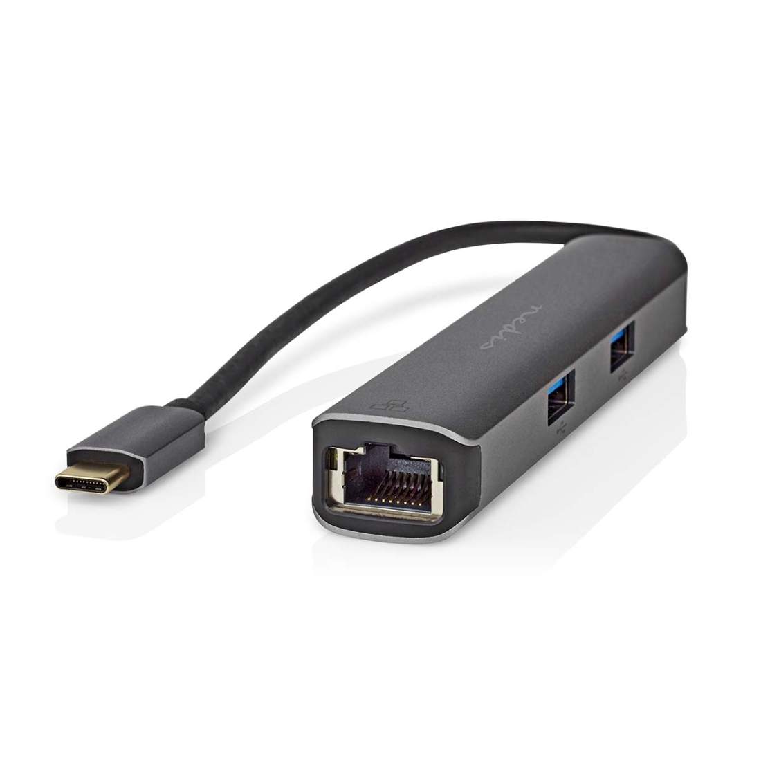 USB Multi-Port Adapter USB 3.2 Gen 1 USB-C™ Hane HDMI™ Hona / RJ45 Hona / 3x USB-A Hona 5 Gbps 0.20 m Rund Guldpla | Hem & Hobby - Hem & Hushåll - Bygg | Pryloteket