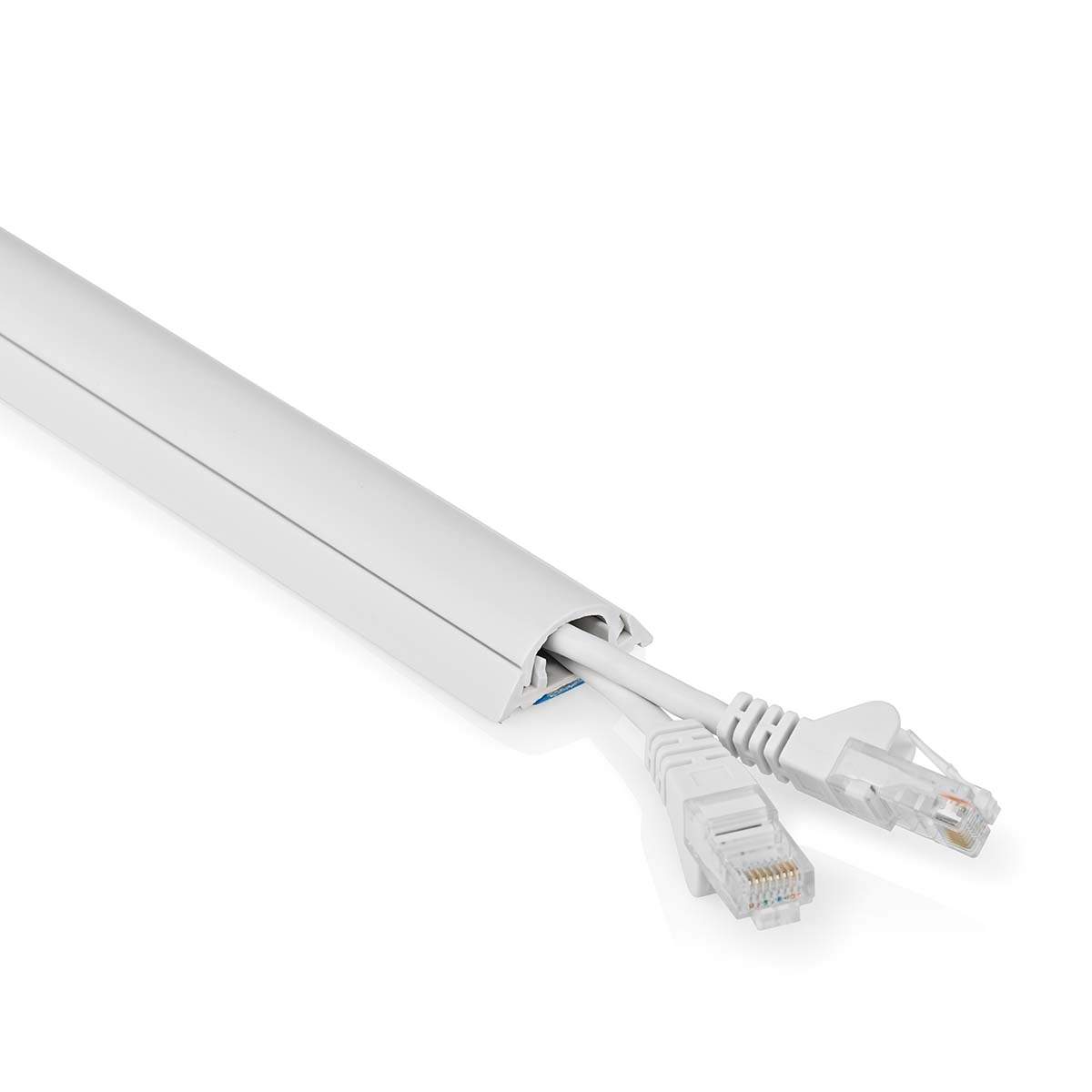 Kabel Management | Kanal | 1 stk. | Maksimal tykkelse på kabel: 12 mm | PVC | Hvid