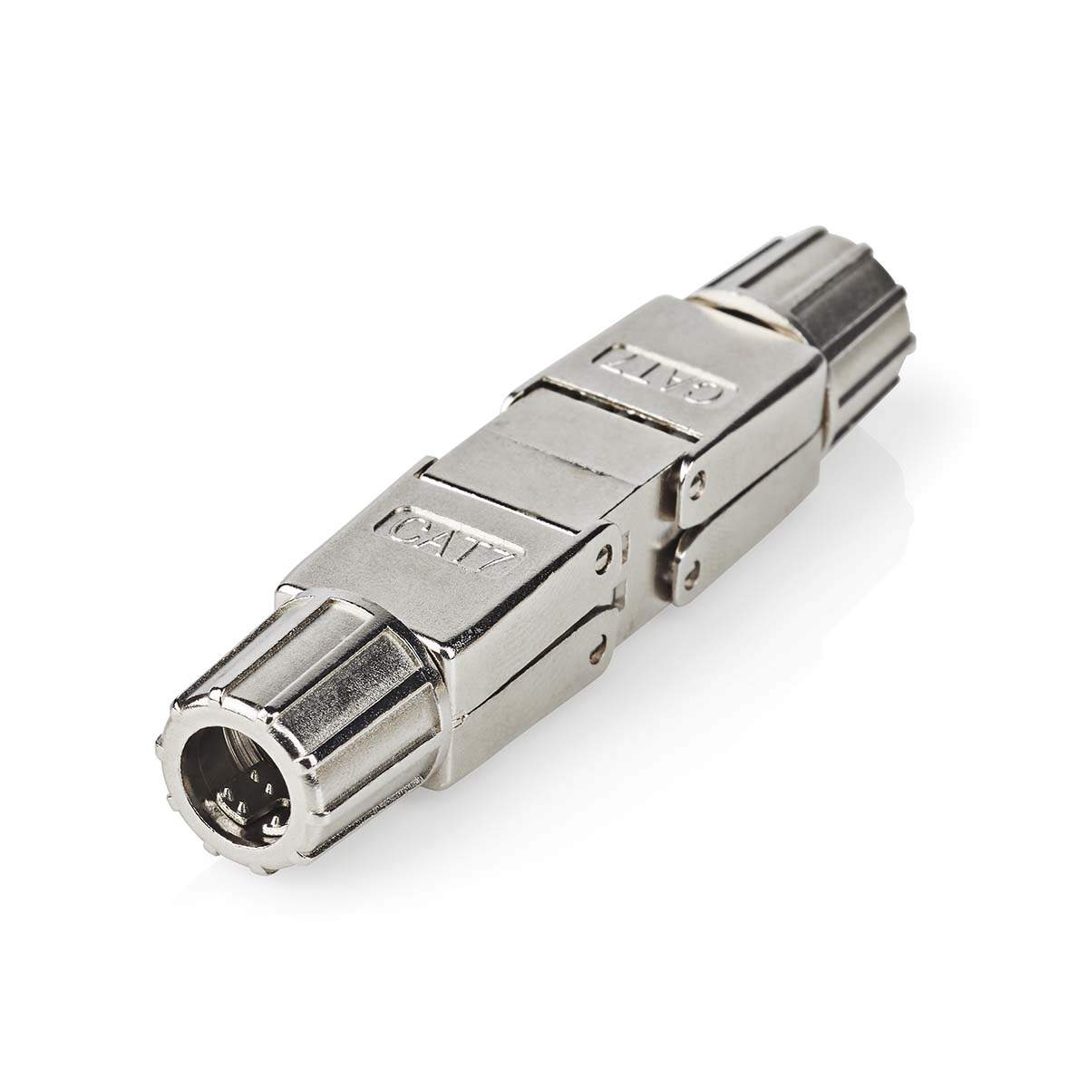 Netværkskobling | CAT7 | Skærmet | RJ45 Hun | RJ45 Hun | Lige | Metal | Konvolut