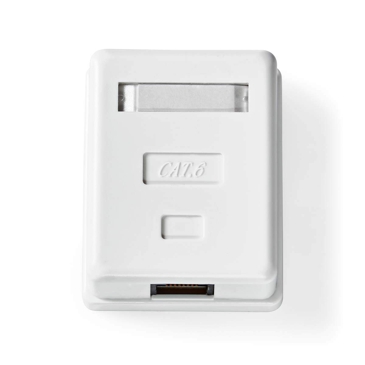 Netværksvægboks | På væggen | 1-Port port(s) | UTP CAT6 | Lige | Hun | Guldplateret | PVC | Hvid | Konvolut