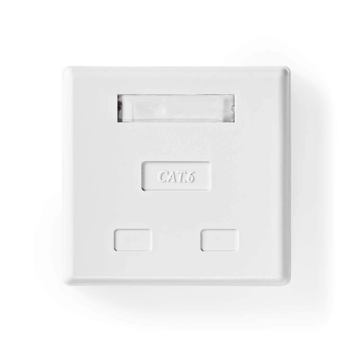 Alternativ bild 1 för Nedis - socket-outlet - 2 network sockets - white