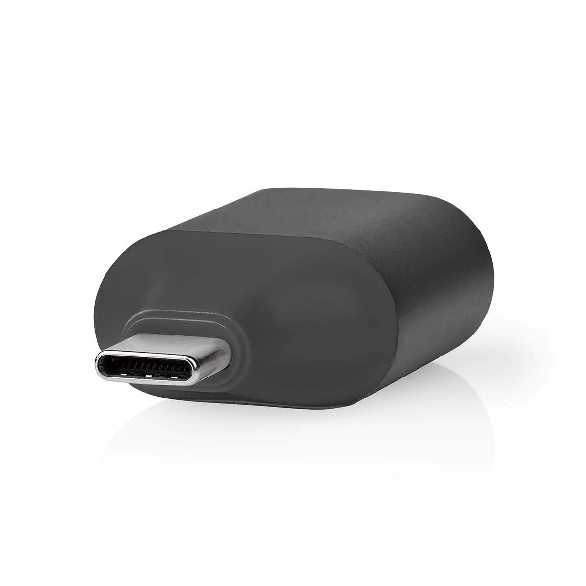 USB-C™ Adapter | USB 3.2 Gen 1 | USB-C™ Han | VGA Hun | Full HD 1080p | Runde | Nikkelplateret | Grå / Sort | Konvolut
