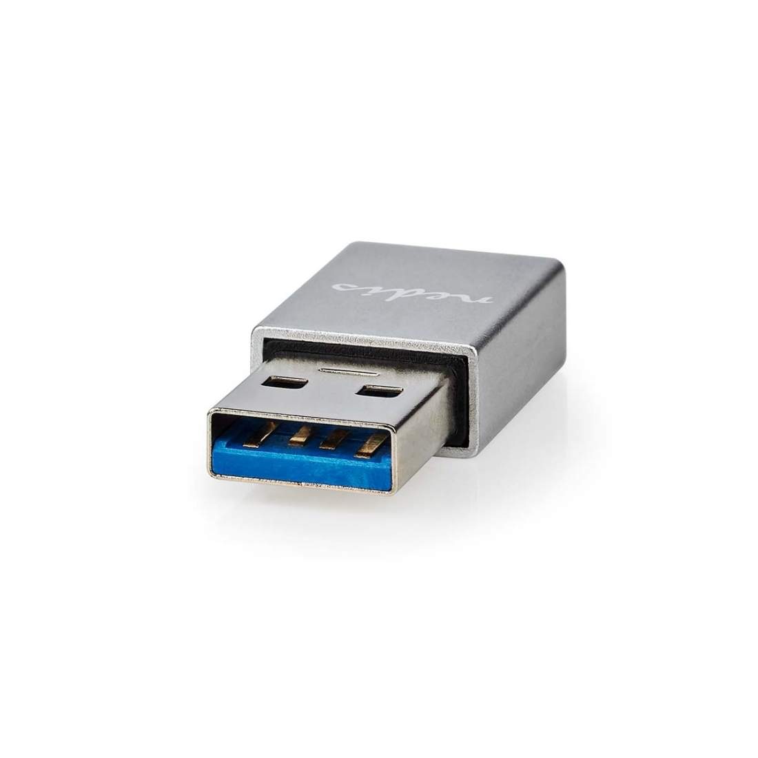 USB-A Adapter USB 3.2 Gen 1 USB-A Hane USB-C™ Hona 5 Gbps Rund Nickelplaterad Silver Lock | Elektronik - Kablar & Adaptrar - Adaptrar & Signalomvandlare - USB | Pryloteket