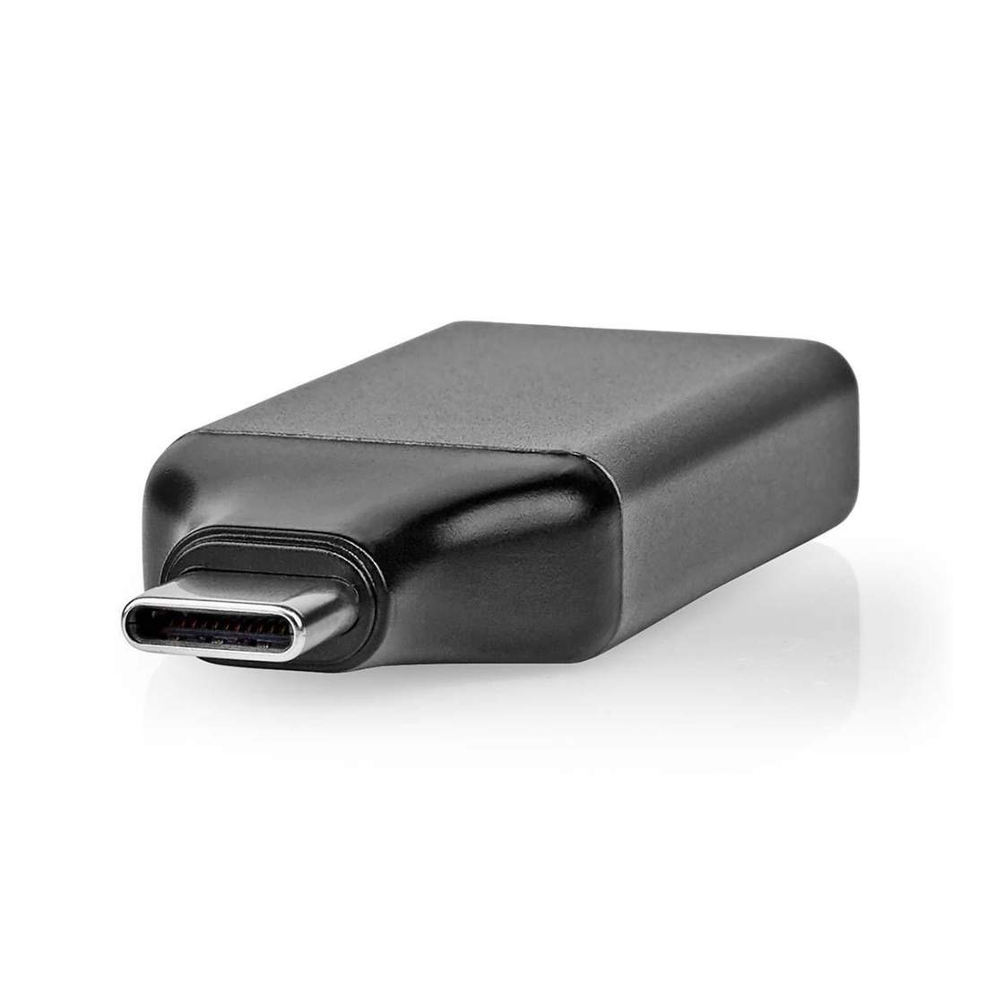USB-C™ Adapter USB 3.2 Gen 1 USB-C™ Hane DisplayPort Hona 4K@60Hz Rund Nickelplaterad Grå / Svart Kuvert | Elektronik - Kablar & Adaptrar - Adaptrar & Signalomvandlare - Video | Pryloteket