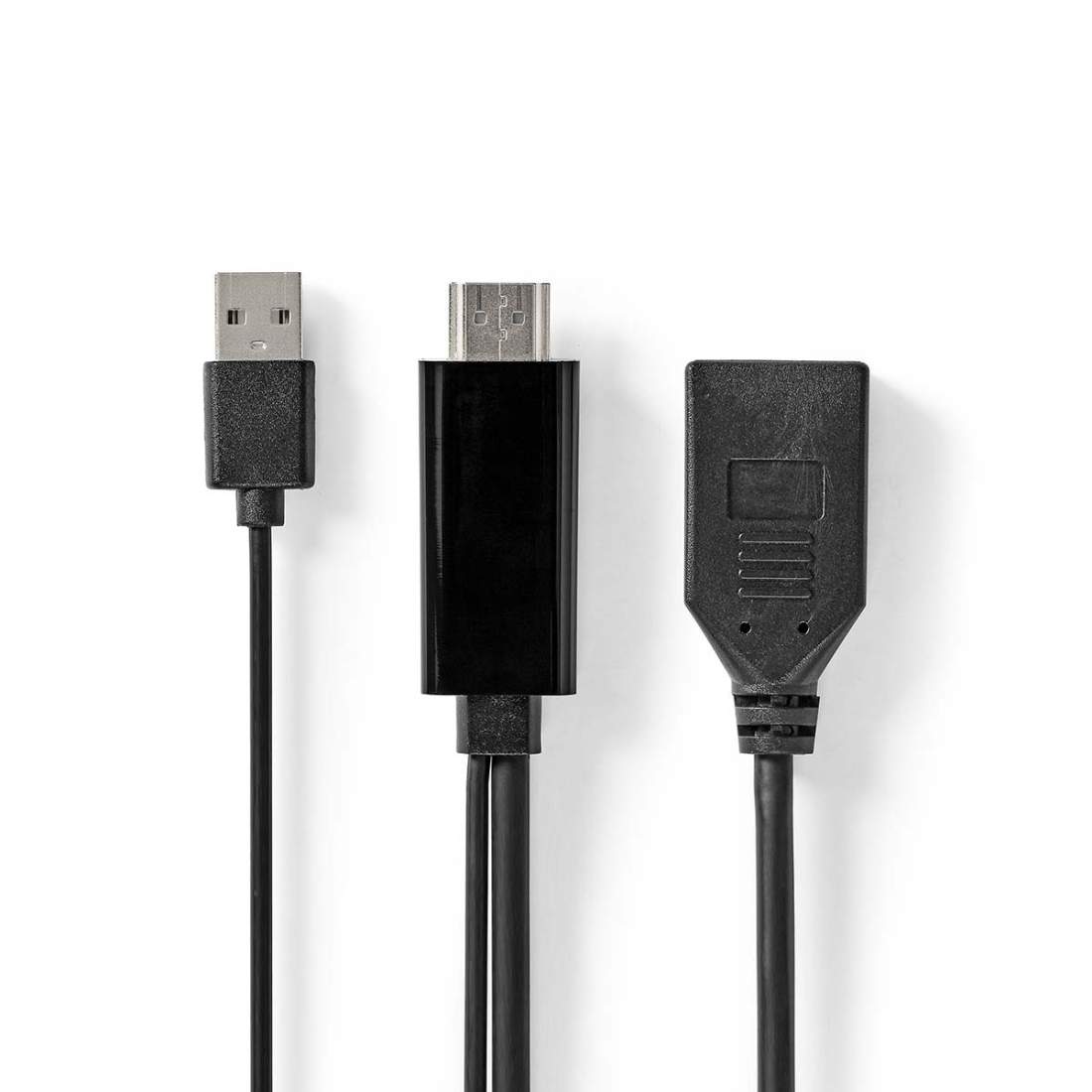 HDMI™ Adapter HDMI™ Kontakt DisplayPort Hane Nickelplaterad Rak PVC Svart 1 st. Kuvert | Elektronik - Kablar & Adaptrar - Adaptrar & Signalomvandlare - Video | Pryloteket