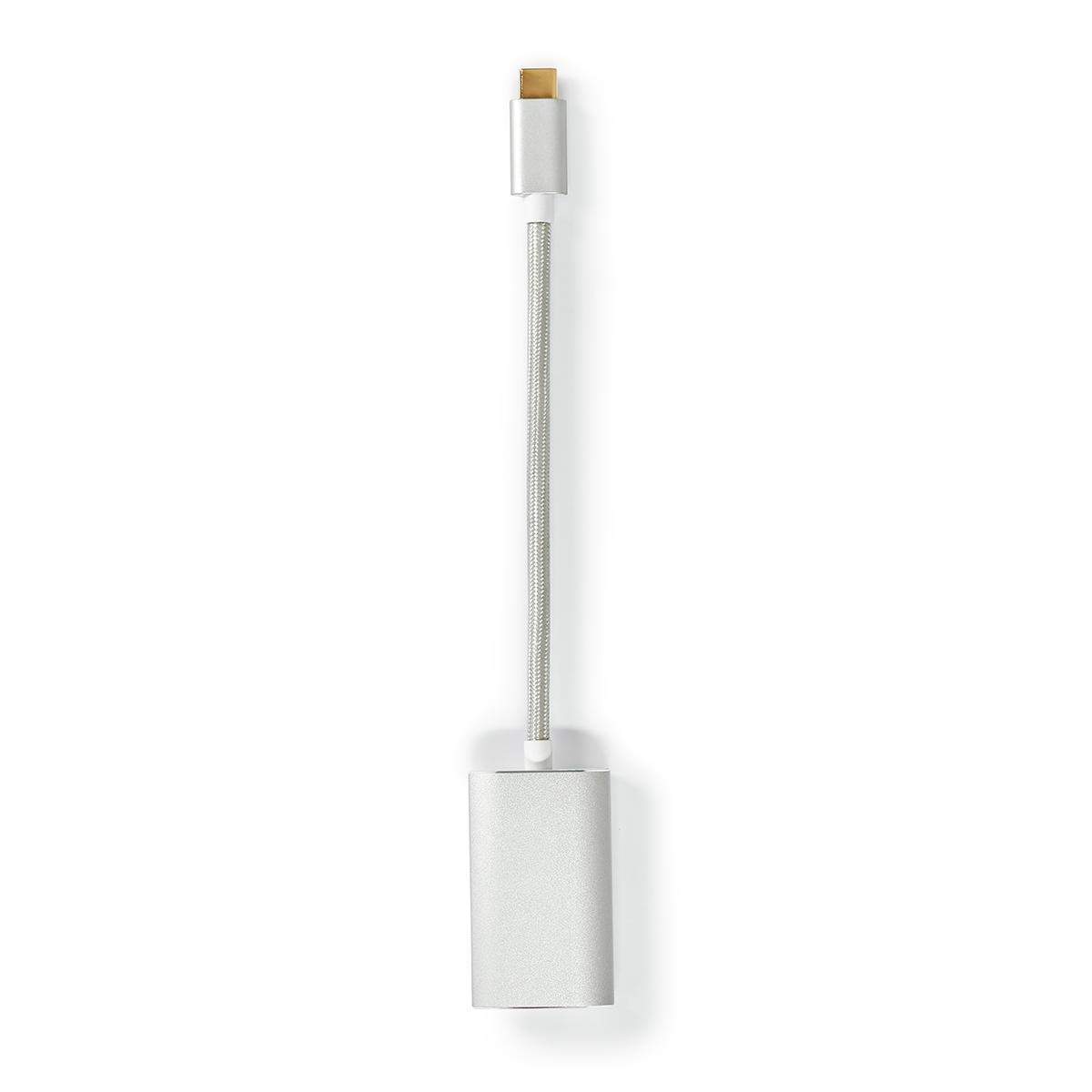 USB-C™ Adapter | USB 3.2 Gen 1 | USB-C™ Han | Mini DisplayPort Hunstik | Power delivery | 0.20 m | Runde | Guldplateret | Flette billede