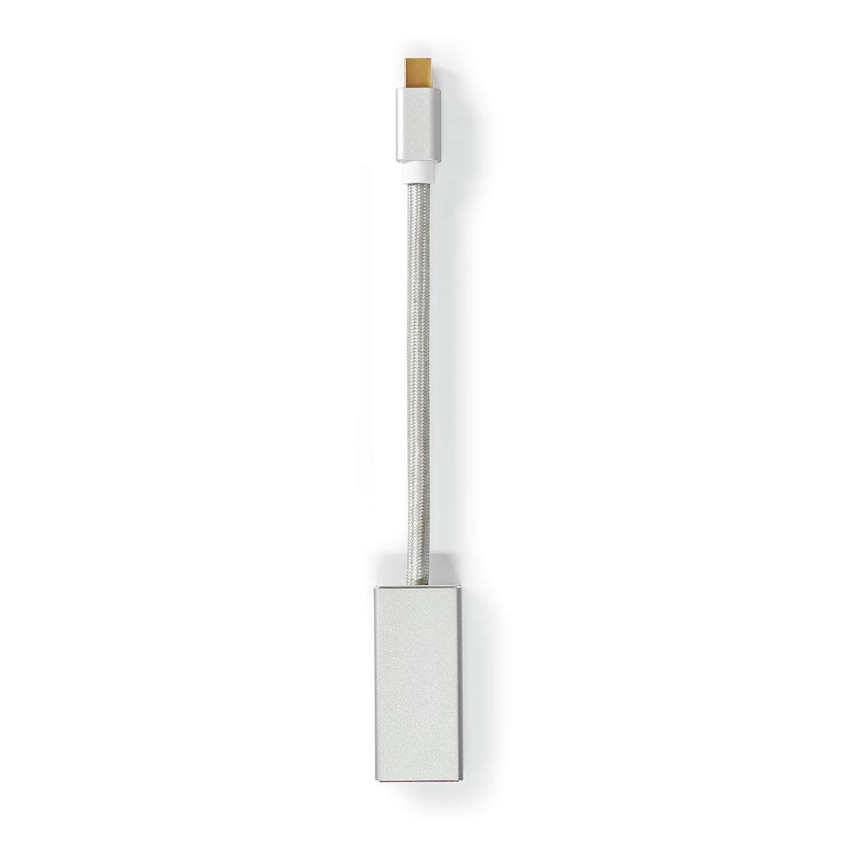 Mini Displayport-kabel DisplayPort 1.2 Mini DisplayPort Hane DisplayPort Hona 21.6 Gbps Guldplaterad 0.20 m Rund | Hem & Hobby | Pryloteket