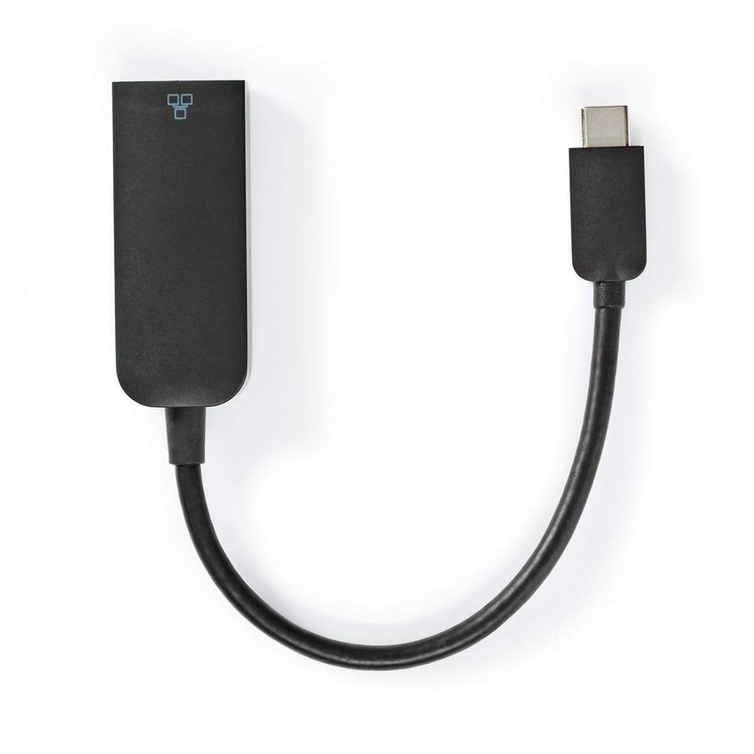 USB-nätverkskort USB 3.2 Gen 1 1000 Mbps USB-C™ Hane RJ45 Hona 0.20 m Rund Nickelplaterad Förtent Koppar Svart | Elektronik - Kablar & Adaptrar - Adaptrar & Signalomvandlare - USB | Pryloteket