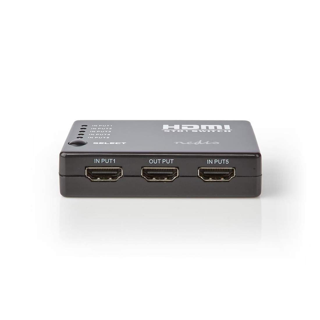 HDMI ™ Switch 5-Port port(s) 5x HDMI™ Ingång 1x HDMI™ utgång 1080p 3.4 Gbps ABS Svart | Hem & Hobby | Pryloteket