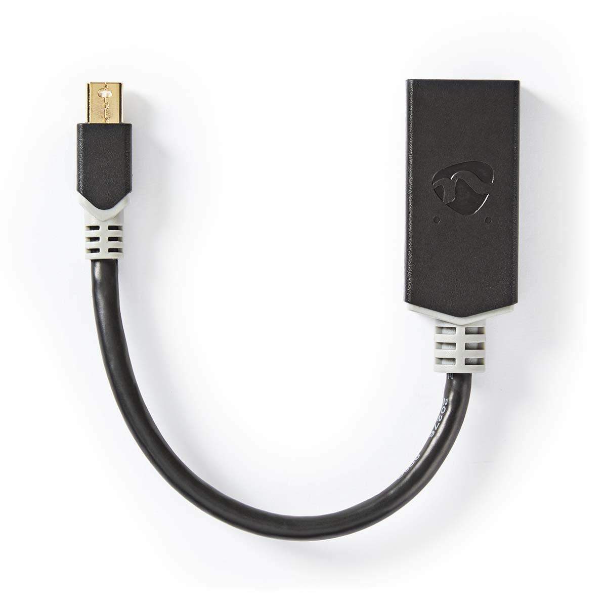 Mini DisplayPort kabel | DisplayPort 1.4 | Mini DisplayPort han | HDMI ™ -udgang | 48 Gbps | Guldplateret | 0.20 m | Runde | PVC