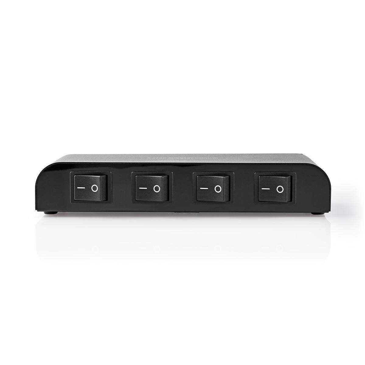 Højttaler kontrolboks | 4-Port port(s) | Terminal skruer | Højttalerimpedans: 4-16 Ohm | Maksimal Belastning pr. Kanal: 200 W |