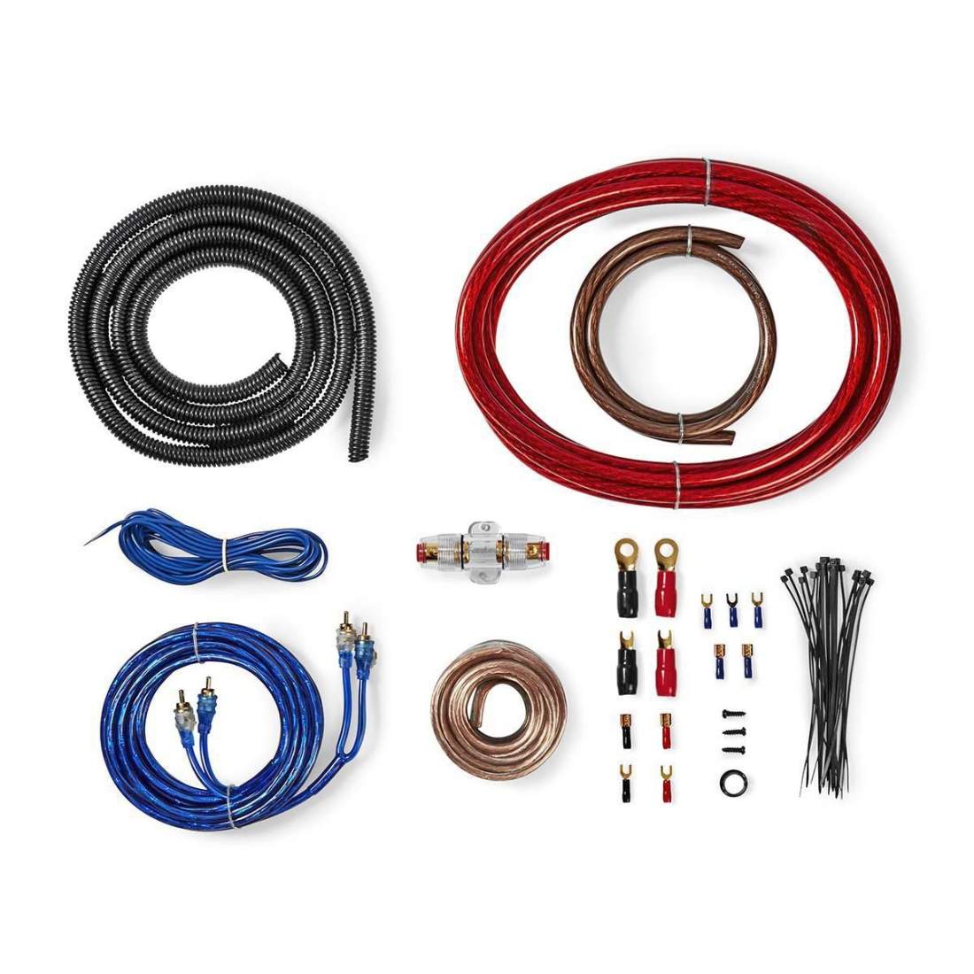 Bil Audio Connector Kit 1200 W Guldplaterad Blister | Elektronik - Kablar & Adaptrar - Adaptrar & Signalomvandlare - Ljud | Pryloteket