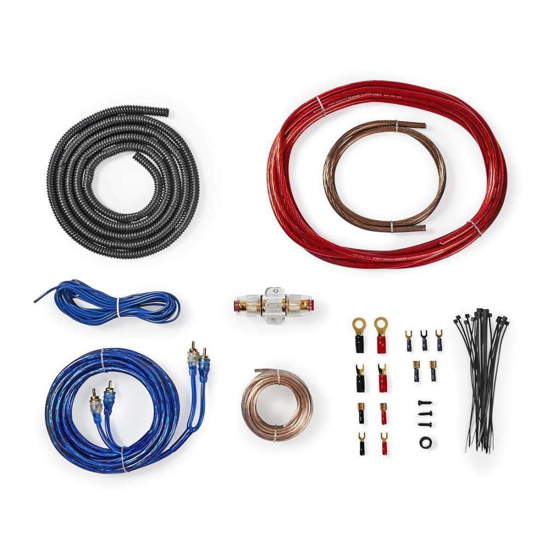 Bil Audio Connector Kit 800 W Guldplaterad Blister | Elektronik - Kablar & Adaptrar - Adaptrar & Signalomvandlare - Ljud | Pryloteket