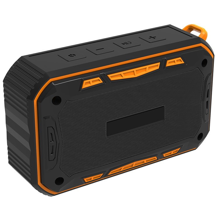 Sporty Vandtæt Bluetooth højttaler - Orange