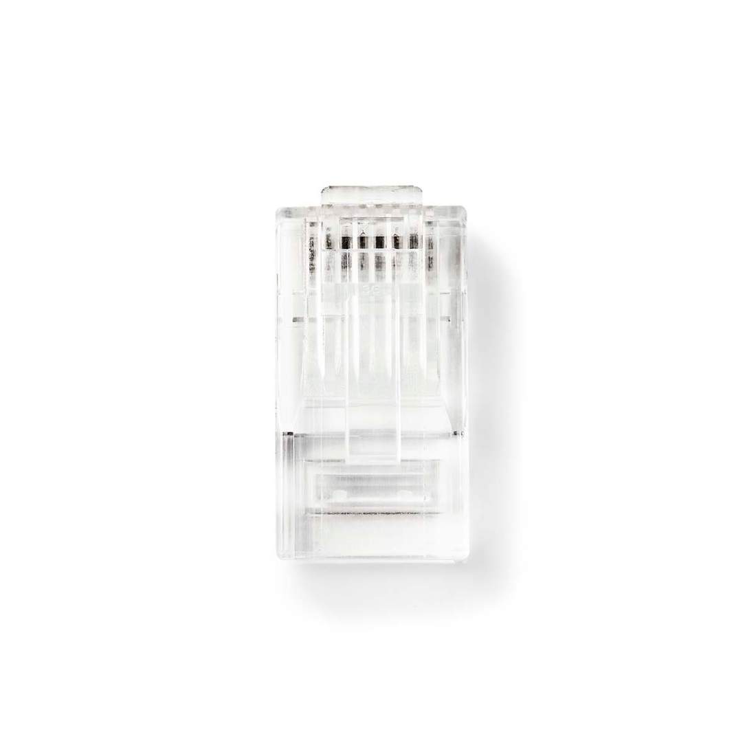 RJ45-kontakt Hane Solid UTP CAT5 Rak Guldplaterad 10 st. PVC Transparent Låda | Elektronik - Kablar & Adaptrar - Kablar | Pryloteket