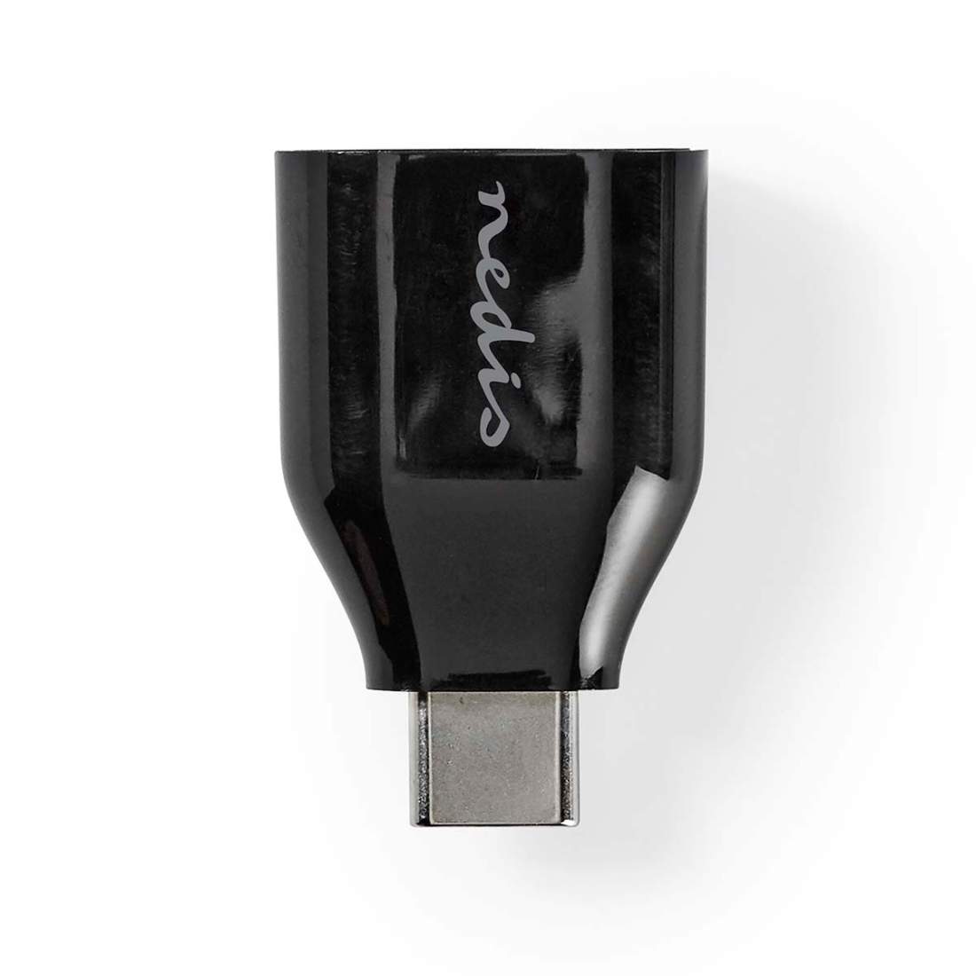 USB-C™ Adapter USB 3.2 Gen 1 USB-C™ Hane USB-A Hona 5 Gbps Rund Nickelplaterad Svart Låda | Elektronik - Kablar & Adaptrar - Adaptrar & Signalomvandlare - USB | Pryloteket