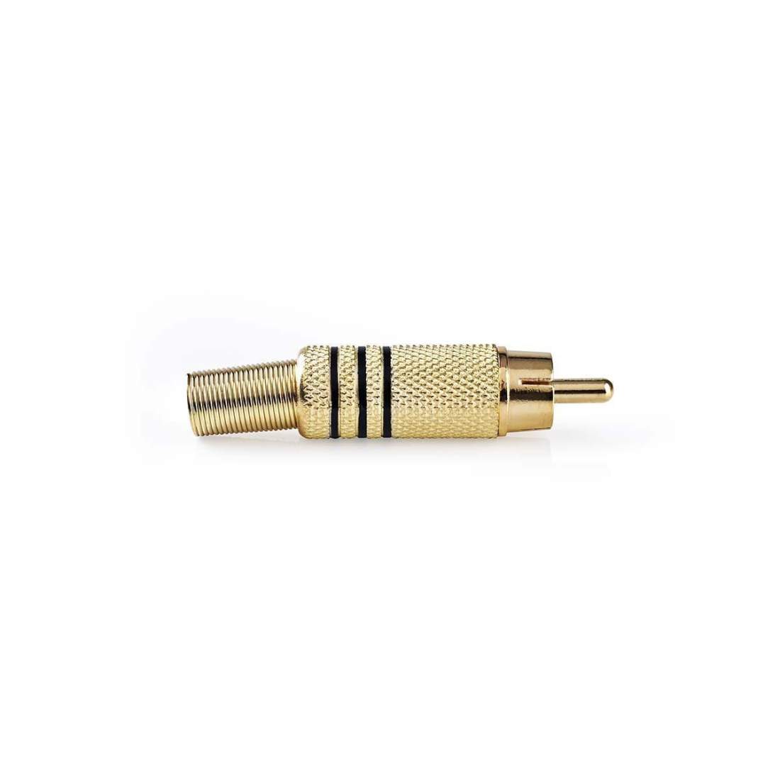 RCA Connector Rak Hane Guldplaterad Löda Kabel input diameter: 7.0 mm Metall Guld / Svart 10 st. Plastpåse | Elektronik - Kablar & Adaptrar - Adaptrar & Signalomvandlare - Ljud | Pryloteket