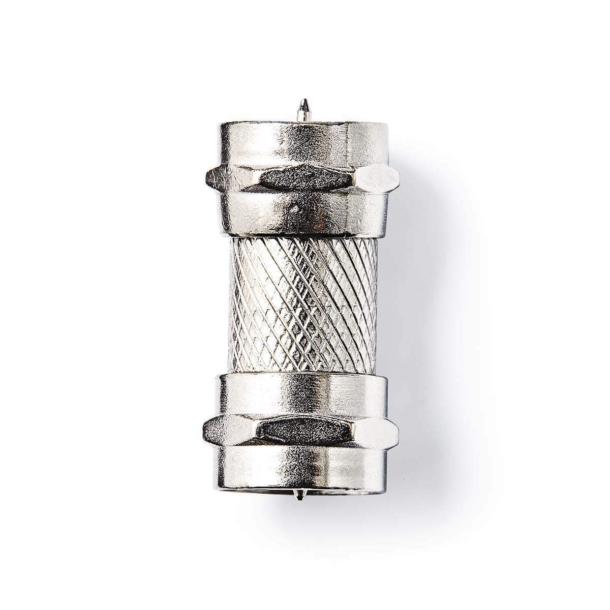 Satellit & Antenne adapter | F Hun | F Hun | Nikkelplateret | 75 Ohm | Lige | Metal | Sølv | 10 stk. | Konvolut