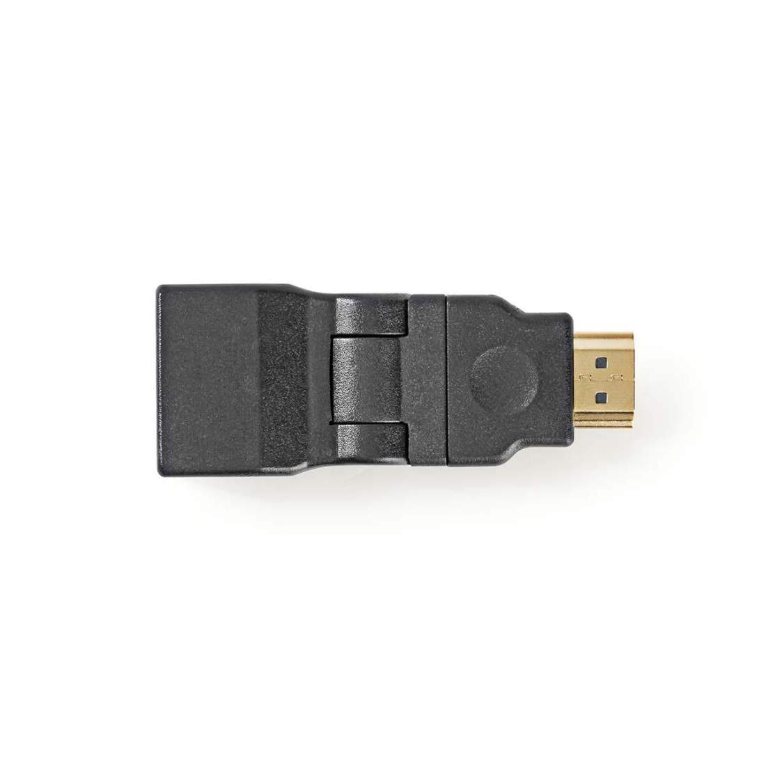 HDMI™ Adapter HDMI™ Kontakt HDMI™ Hona Guldplaterad Vridning ABS Svart 1 st. Kuvert | Hem & Hobby | Pryloteket
