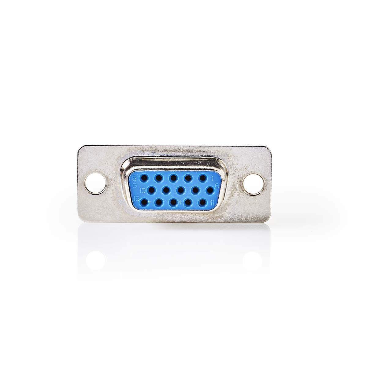 Seriel adapter | Adapter | VGA Hun | VGA Han | Nikkelplateret | Metal | Konvolut