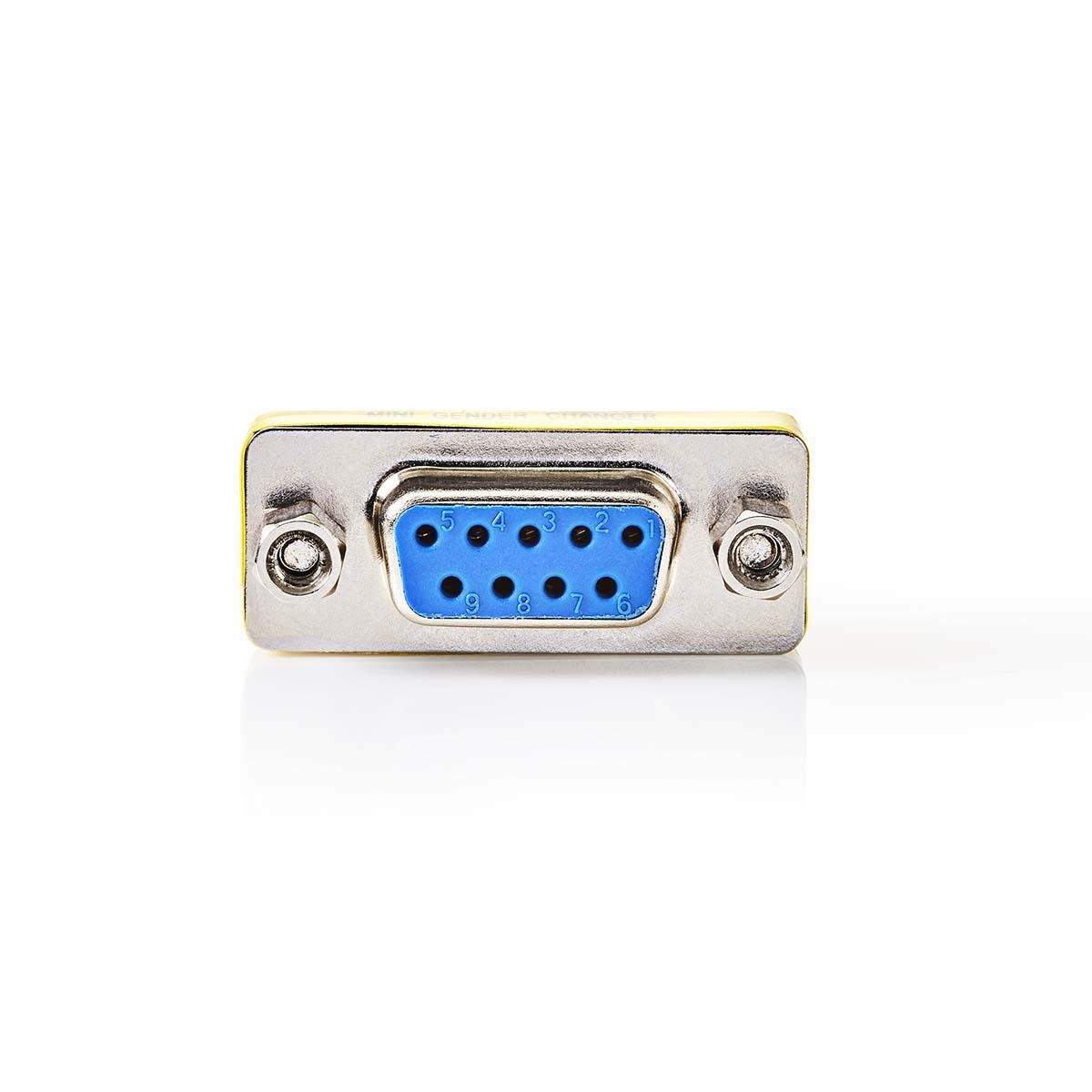 Seriel adapter | Adapter | D-SUB 9-Pin hun | D-SUB 9-Pin hun | Nikkelplateret | Metal | Konvolut