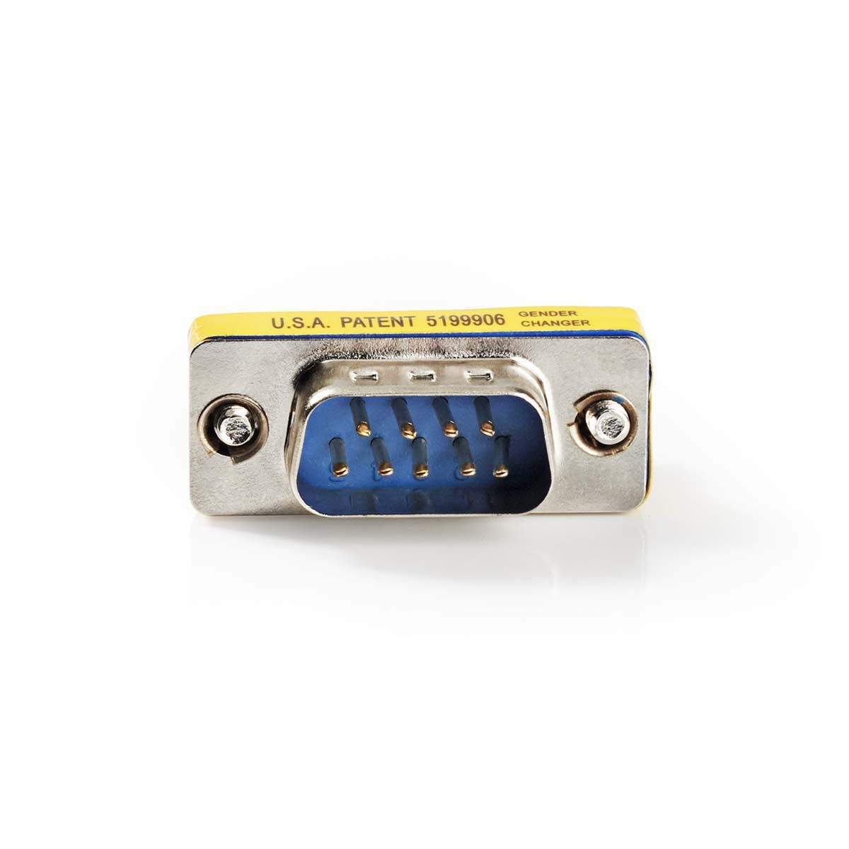 Seriel adapter | Adapter | D-SUB 9-Pin han | D-SUB 9-Pin han | Nikkelplateret | Metal | Plastikpose