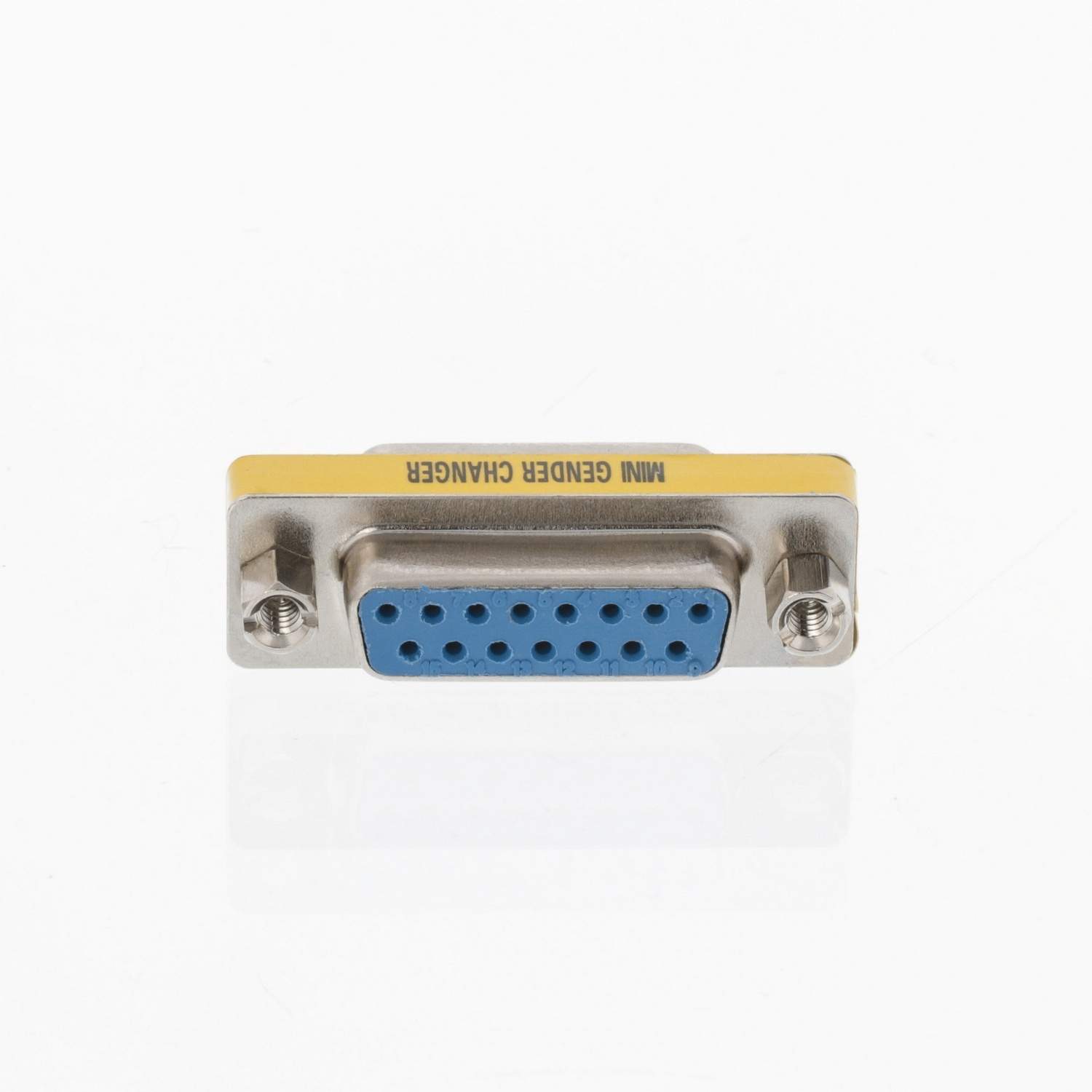 Seriel Adapter D-SUB 15-Pin Hun - D-SUB 15-Pin Hun Metal