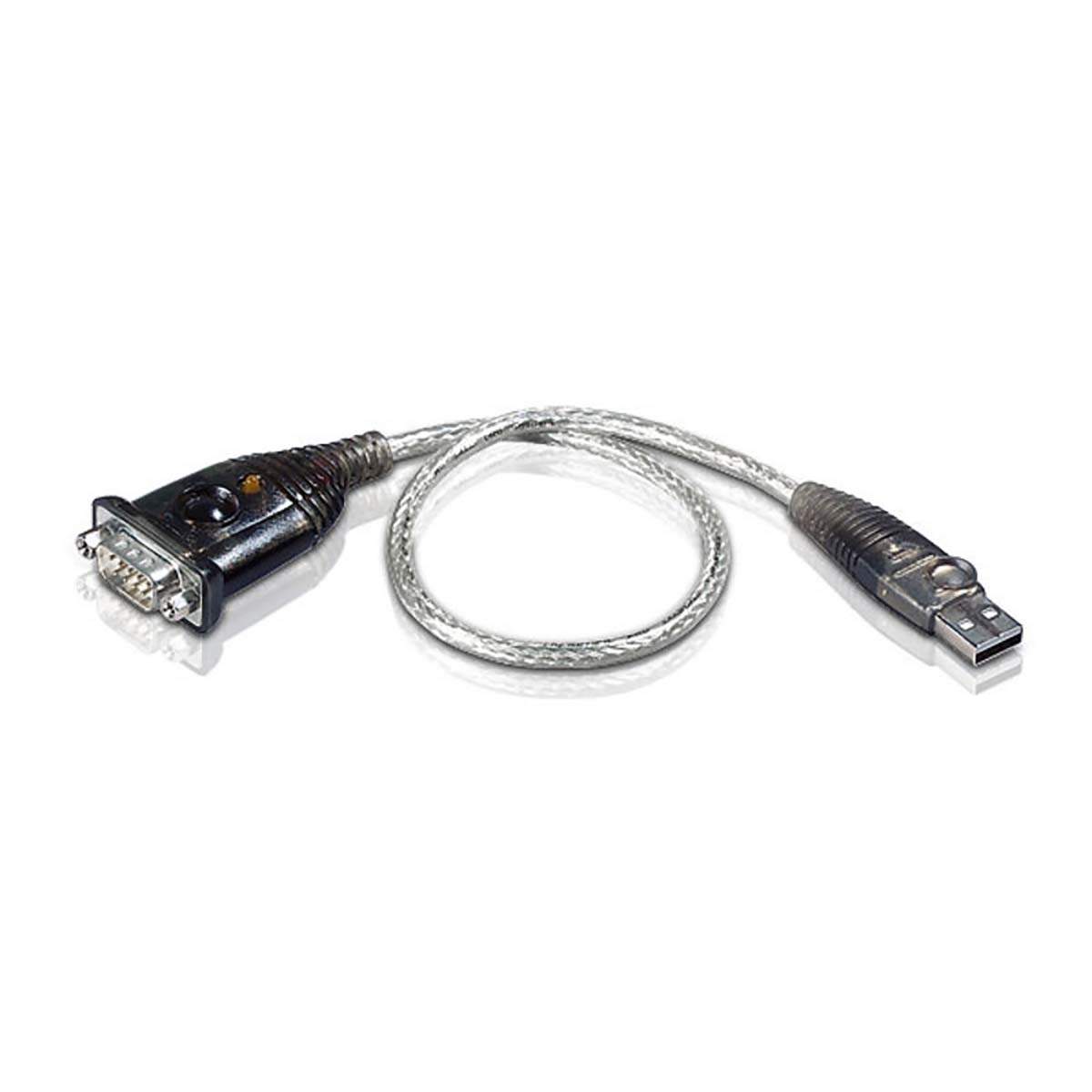 USB 2.0-kabel USB A hane - DB9 hane 0.35 m Grå | Elektronik - Kablar & Adaptrar - Adaptrar & Signalomvandlare - USB | Pryloteket