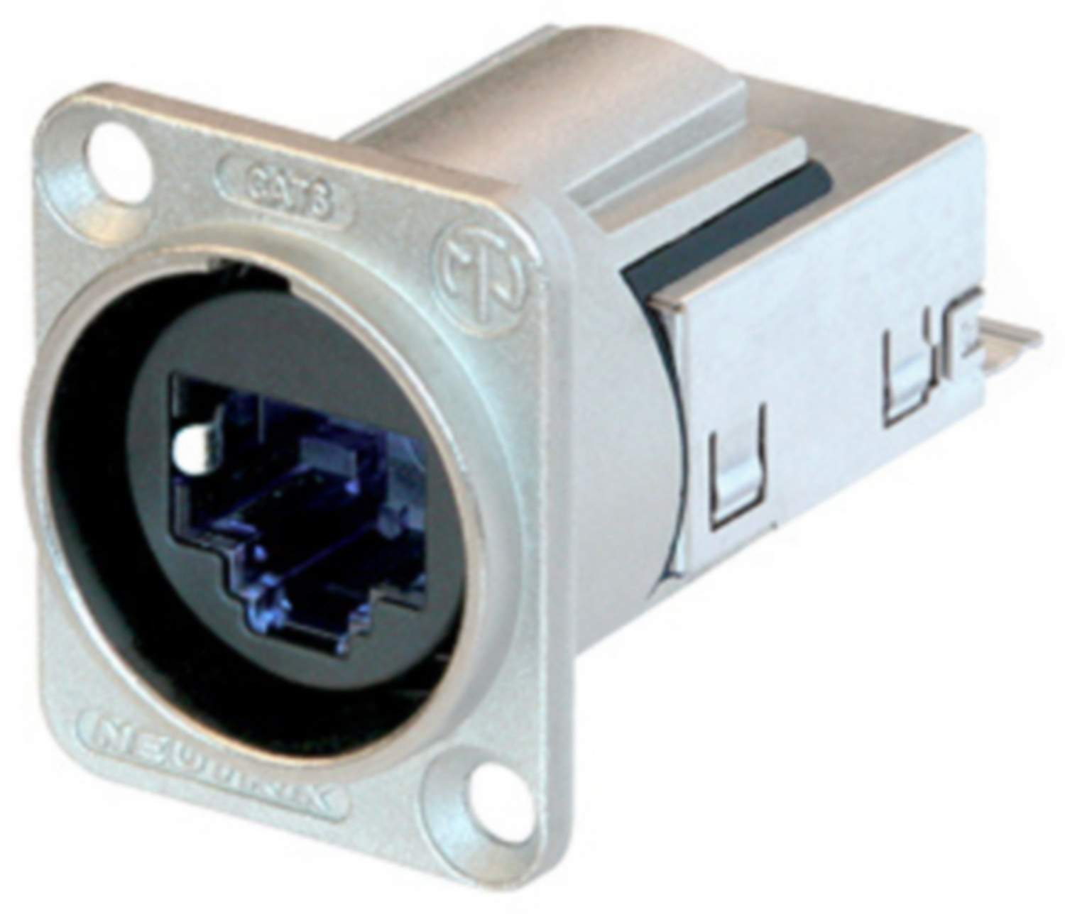 Apparatbøsning RJ 45 Nikkel billede