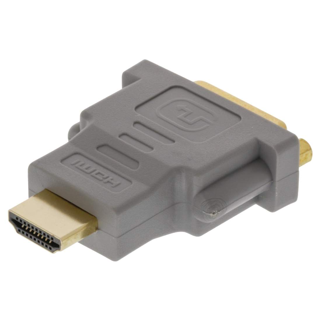 High Speed HDMI-Adapter HDMI Kontakt - DVI-D 24+1p hona Grå | Elektronik - Kablar & Adaptrar - Adaptrar & Signalomvandlare - Video | Pryloteket