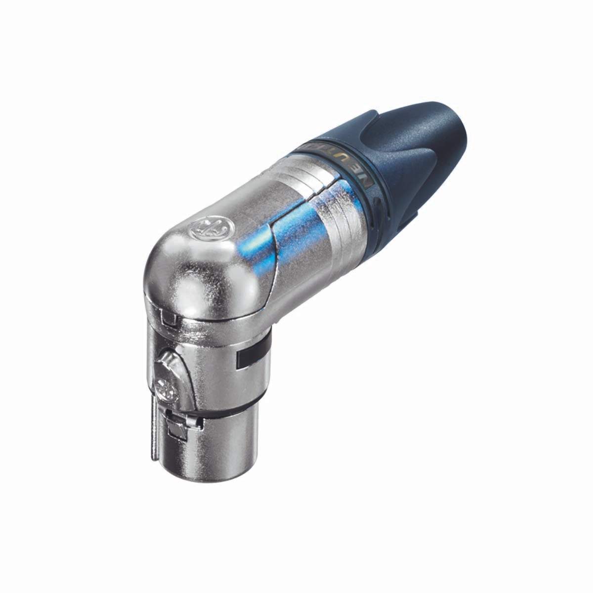 3-polig rätvinklig honkabelkontakt, nickelhölje, silverkontakter | Hem & Hobby | Pryloteket