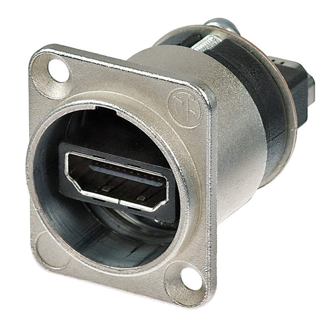 HDMI-gennemføringsadapter, sort D-formet hus