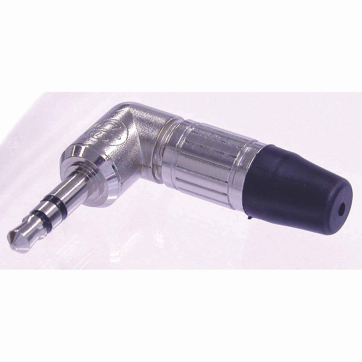 3 polet 3,5 mm lydstik, loddeterminering, trækaflastning af borepatron, bøsning, nikkelhus, nikkelkontakter