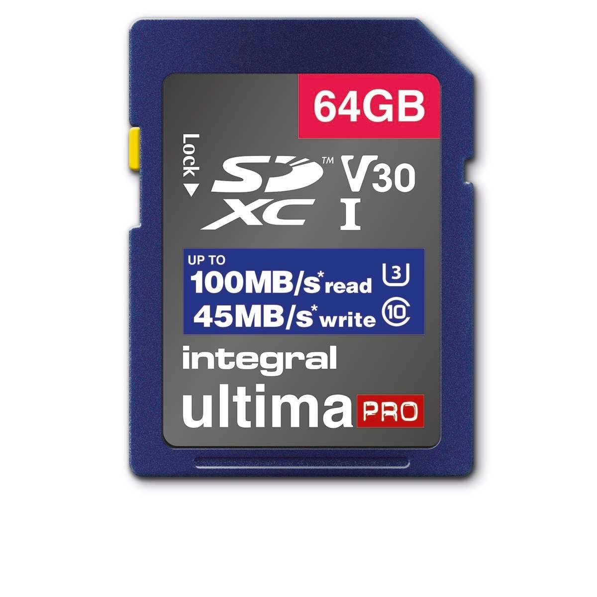 High Speed SDHC/XC V30 UHS-I U3 64GB SD-hukommelseskort