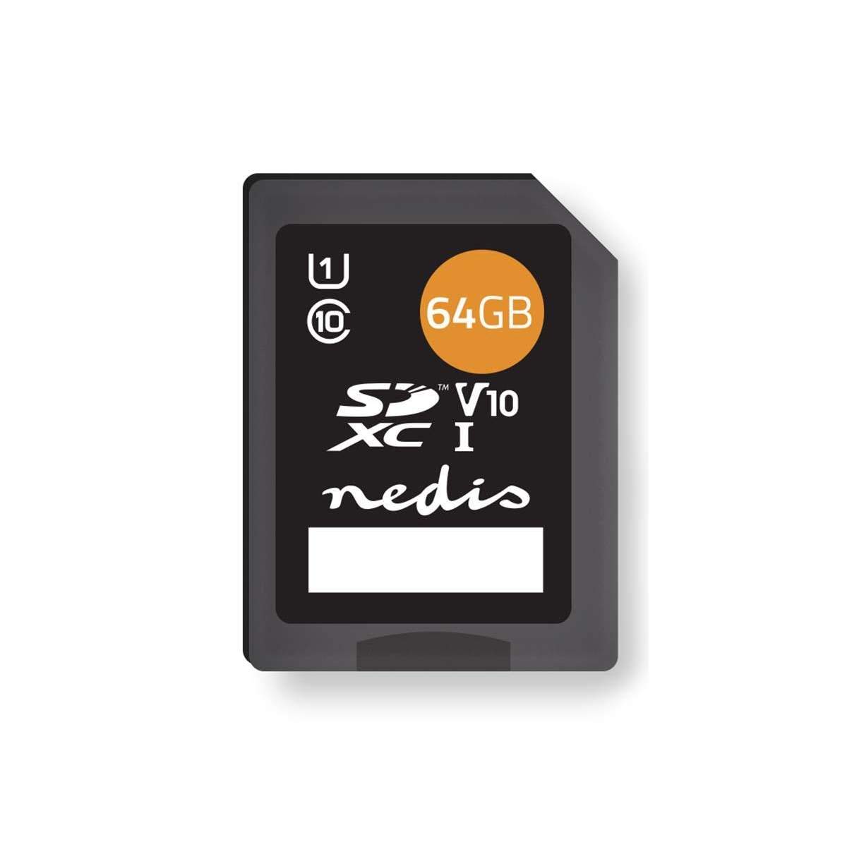 Hukommelseskort | SDXC | 64 GB | Skrivehastighed: 80 MB/s | Læs hastighed: 45 MB/s | UHS-I