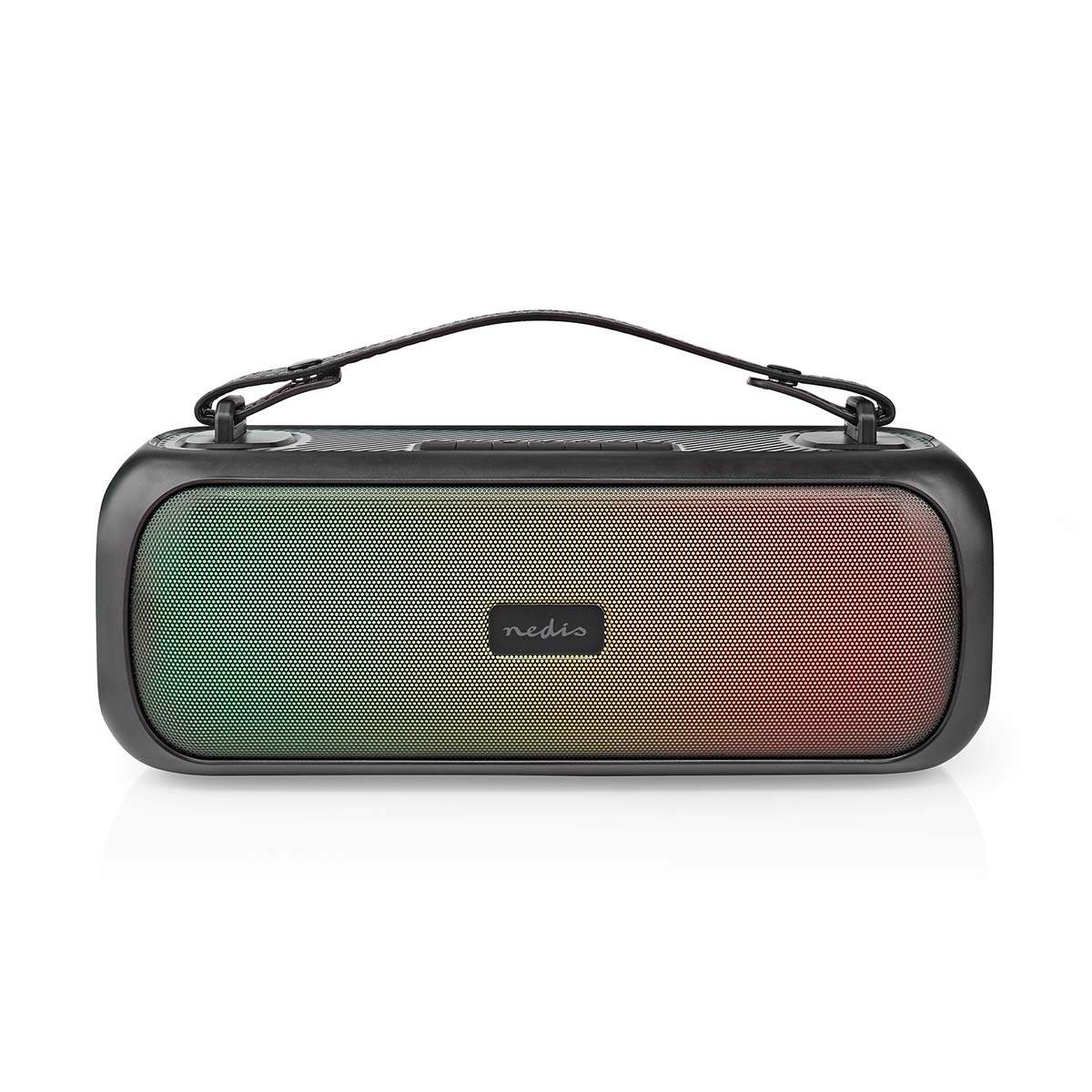 Bluetooth® Party Boombox | 4.5 timer | 2.0 | 45 W | Medieafspilning: AUX / USB | IPX5 | Kan parres | Bærehåndtag | Fest lys | So