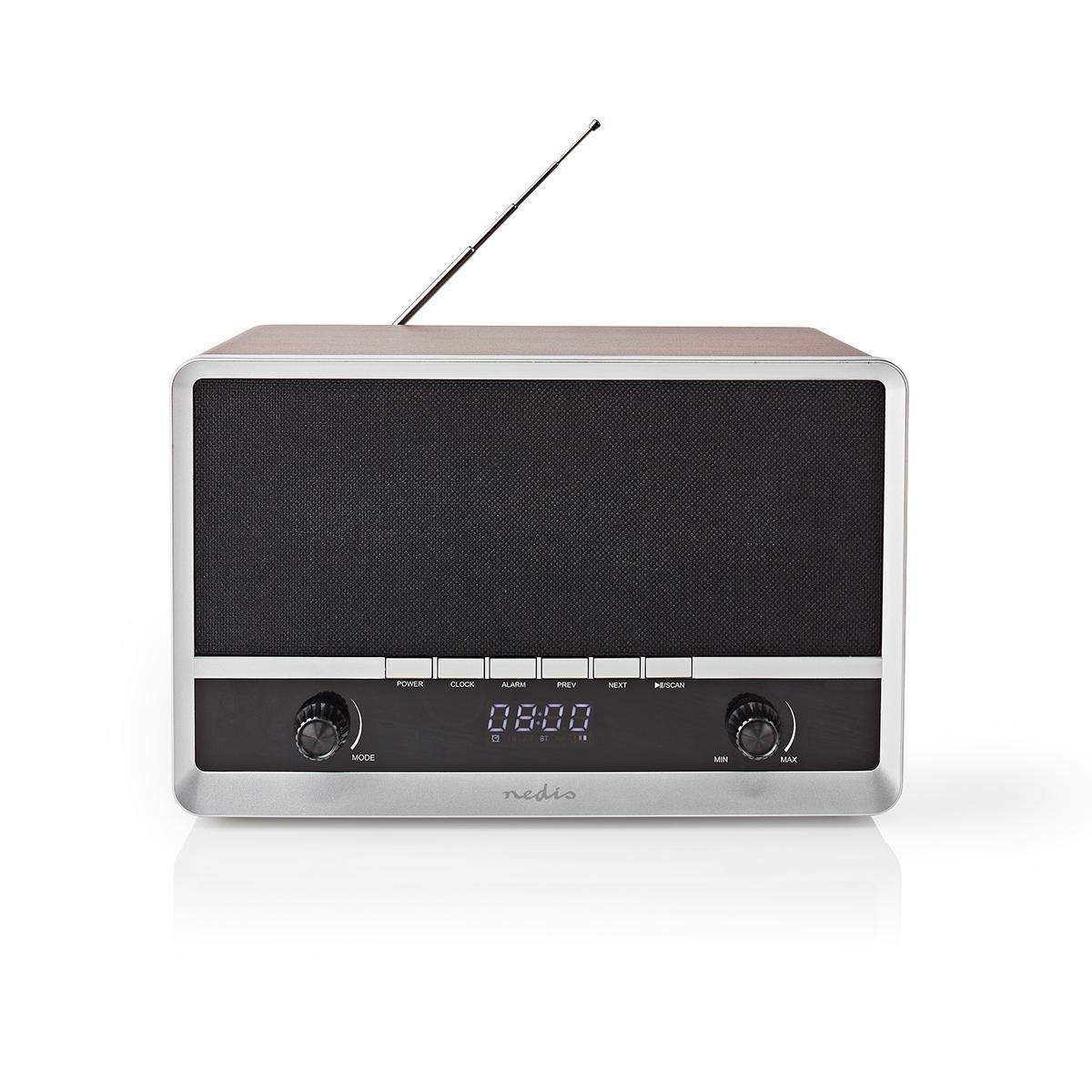FM-radio | Borddesign | AM / FM | Batteri / USB Drevet | Digital | 12 W | Skærmstørrelse: 1.6 " | Sort blå skærm | Bluetooth® |