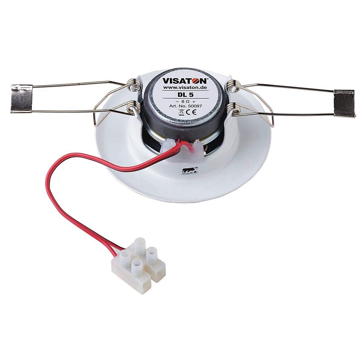 Alternativ bild 1 för Visaton VS-DL5, 4 W, 10 W, 8 O, 150 - 20000 hz, Vit, 34,5 mm