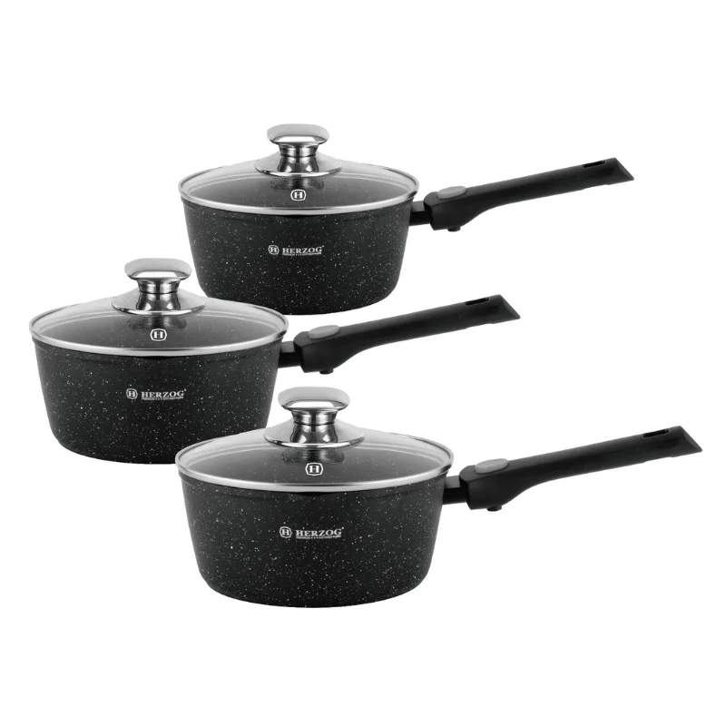 Herzog HR-3621: 6 stykkers saucegryde med aftageligt håndtag
