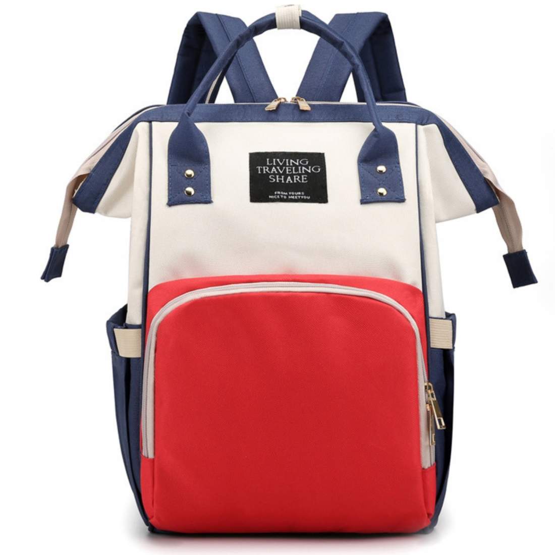 Herzberg HG-03114: Multifunktionsmamma blöj- och nappflaskväska - Flerfärgad | Elektronik - Tillbehör Mobil & Surfplatta - Mobiltillbehör - Mobilkablar - Tillbehör | Pryloteket