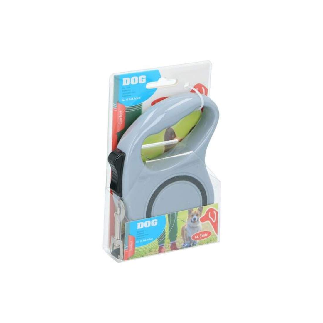 Pet Treatment ED-42859: Indragbart hundkoppel - 5M grå | Elektronik - Tillbehör Mobil & Surfplatta - Mobiltillbehör - Mobilkablar - Tillbehör | Pryloteket